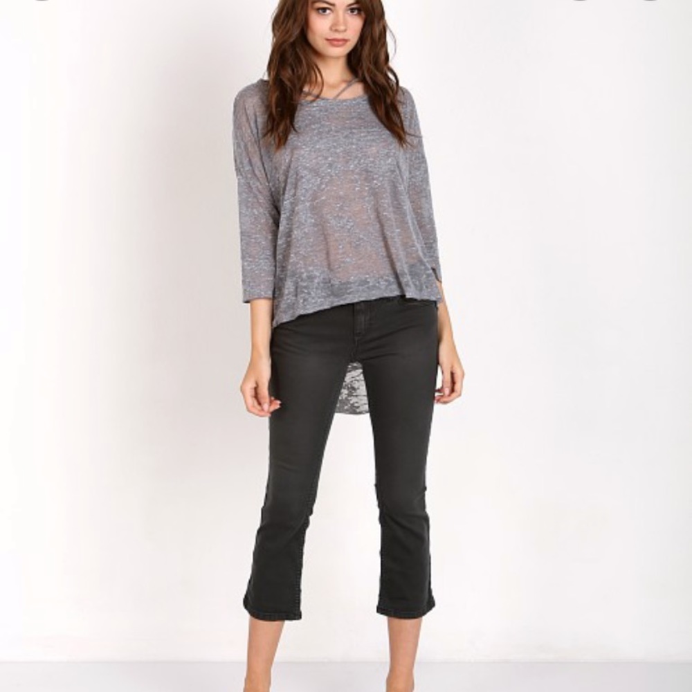 FREE PEOPLE Slim Kick Jeans Jackson 25